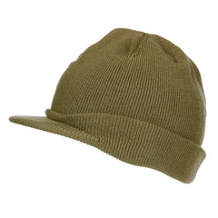 Căciulă Jeepcap Wol WWII Verde - Protecție Termică Autentică