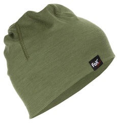 Căciulă Merino Lite Oliv FoxOutdoor - 100% Lână Merino, 160g/m²