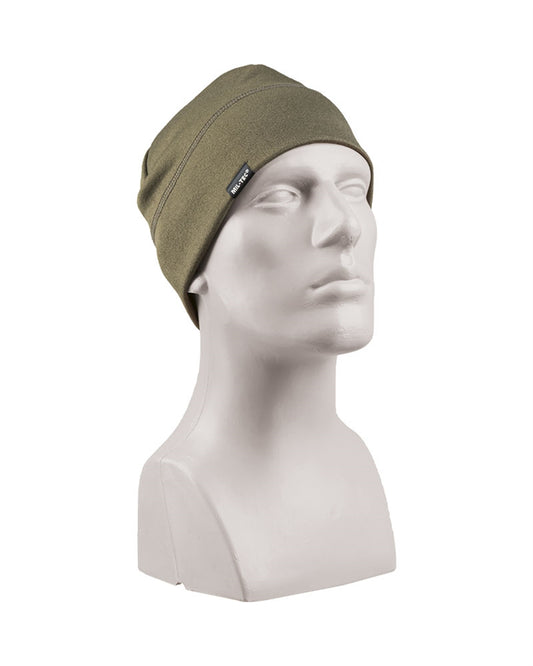 Căciulă Mil-Tec Army Beanie Soft – Fleece 160 g/m², Oliv