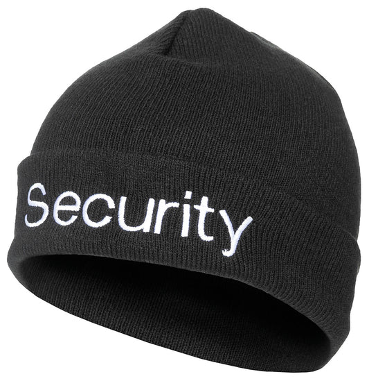 Căciulă Security Negru MFH - 100% Acrilic, Mărime Unică