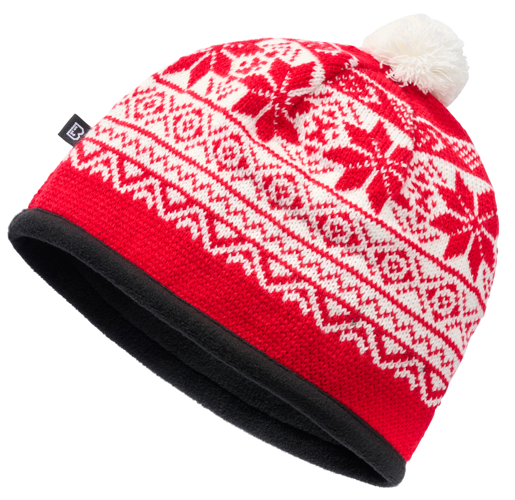 Caciula Snow Rosu Brandit - Stil Indraznet