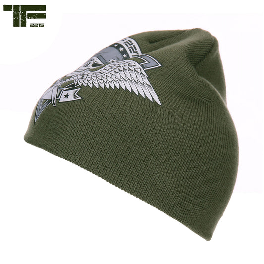 Căciulă TF-2215 Beanie skull & wings Verde TF-2215 - Stil Distinctiv & Confort Tactic