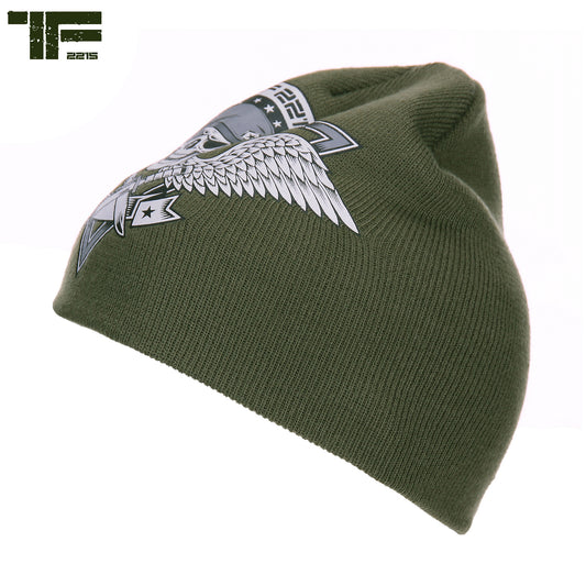 Căciulă TF-2215 Beanie skull & wings Verde TF-2215 - Stil Distinctiv & Confort Tactic