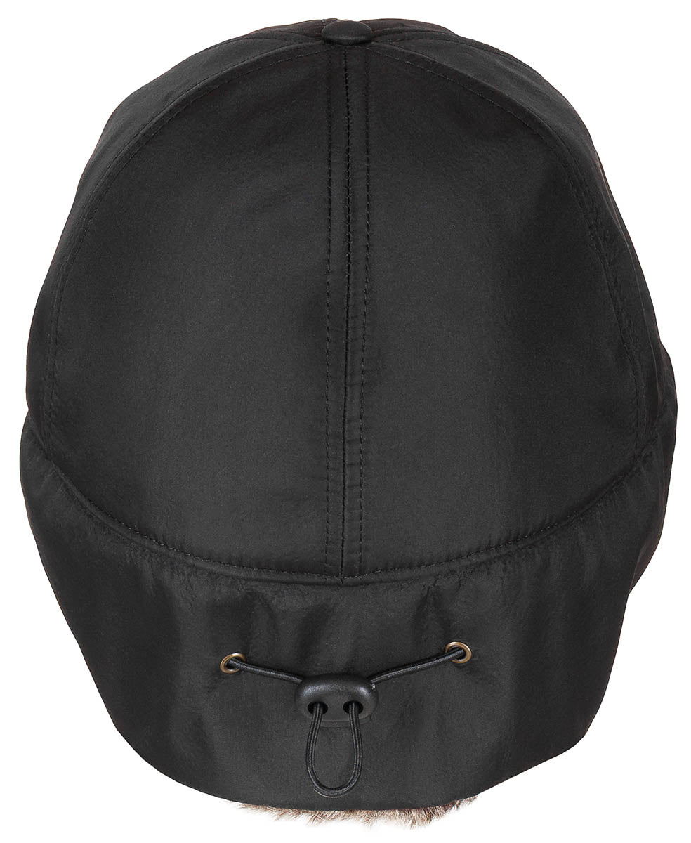 Căciulă Trapper Negru FoxOutdoor - 100% Poliester, Interior Fleece