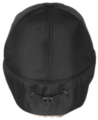 Căciulă Trapper Negru FoxOutdoor - 100% Poliester, Interior Fleece