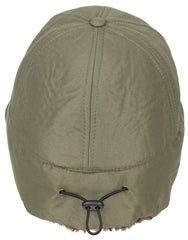 Căciulă Trapper Oliv FoxOutdoor - 100% Poliester, Fleece interior