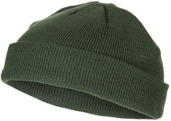 Căciulă Tricotată OD green MFH - Extra Scurt, Două Straturi