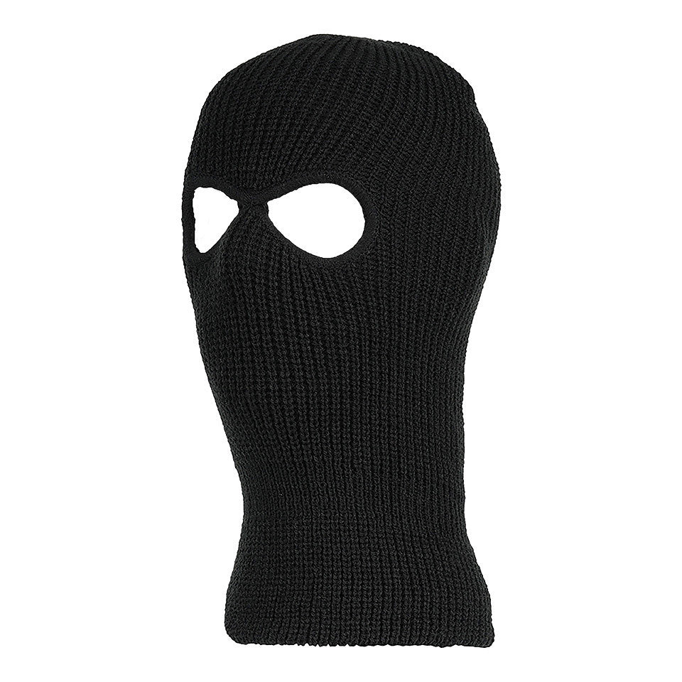 Cagulă Bivakmuts 2 Găuri Negru - Protecție Termică Completă