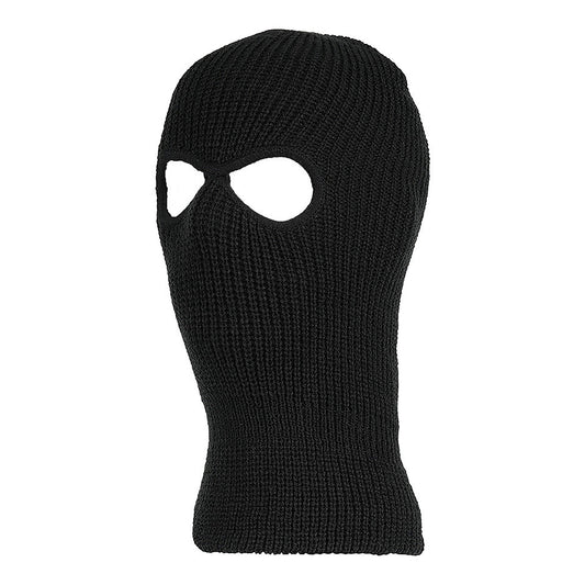 Cagulă Bivakmuts 2 Găuri Negru - Protecție Termică Completă