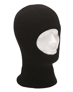 Cagulă cu 1 Gaură Mil-Tec – Tricot Acrilic, Neagră