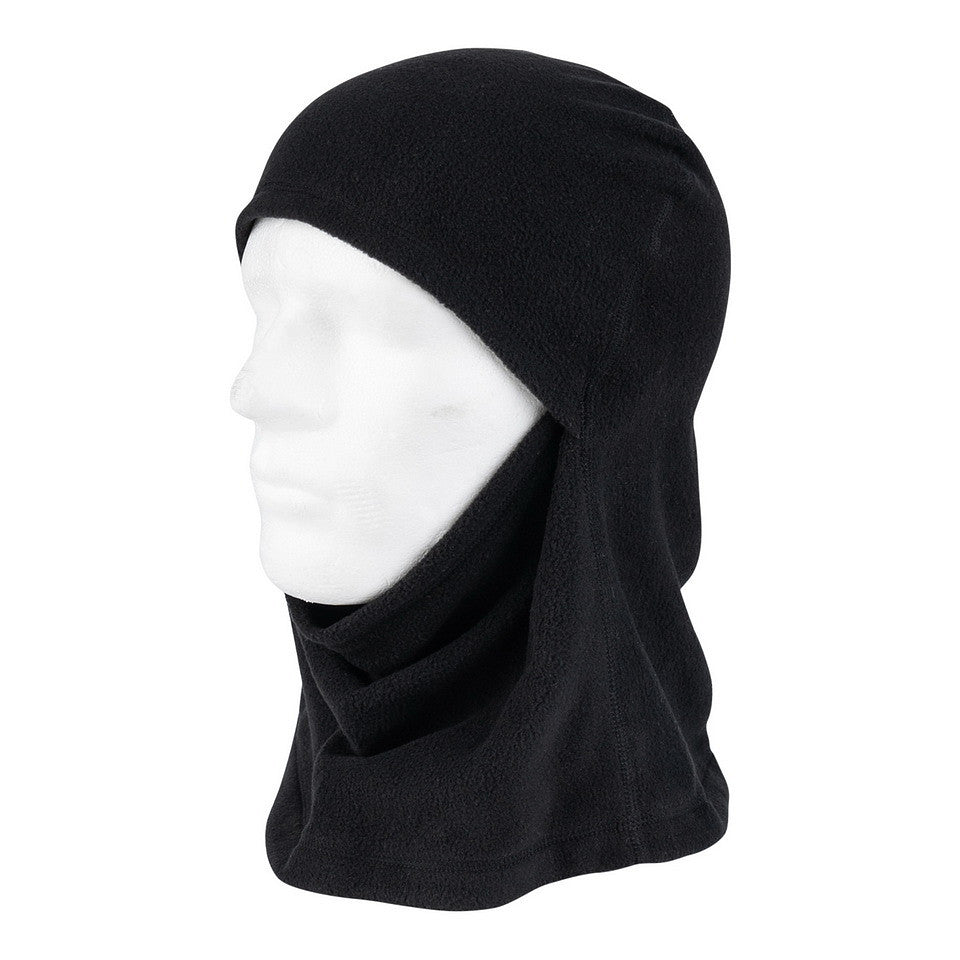 Cagula Fleece Multifuncțională Neagră - Protecție Tactică Adaptabilă