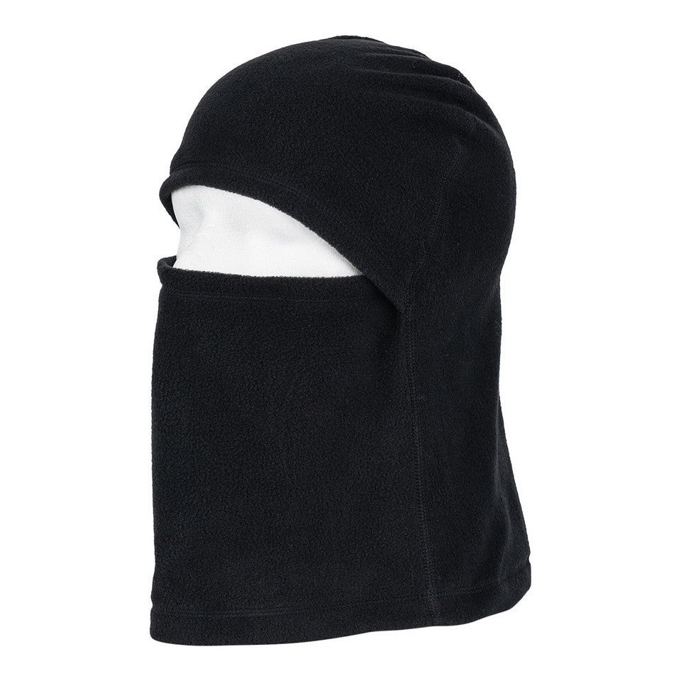 Cagula Fleece Multifuncțională Neagră - Protecție Tactică Adaptabilă