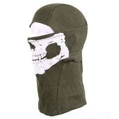 Cagula Skull Bumbac Verde - Confort și Adaptabilitate Tactică