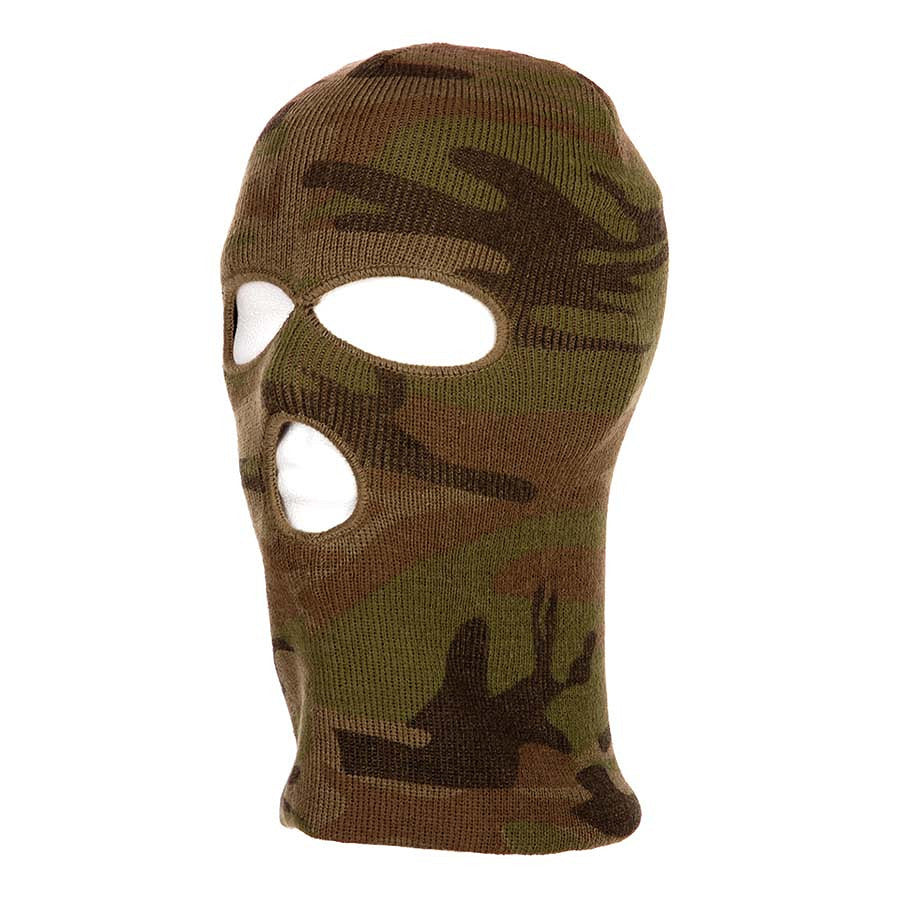 Cagulă Tactica Bivakmuts 3-gaats Woodland Militar - Protecție Esențială în Teren