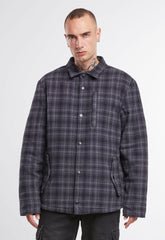 Camasa Classic Sherpa Anthracite/Black Checkered Brandit - Caldura Urbana si Durabilitate