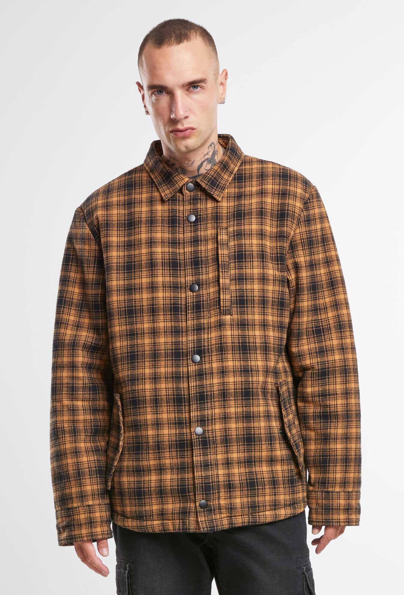 Camasa Classic Sherpa Camel-Blac Brandit - Caldura si Mobilitate