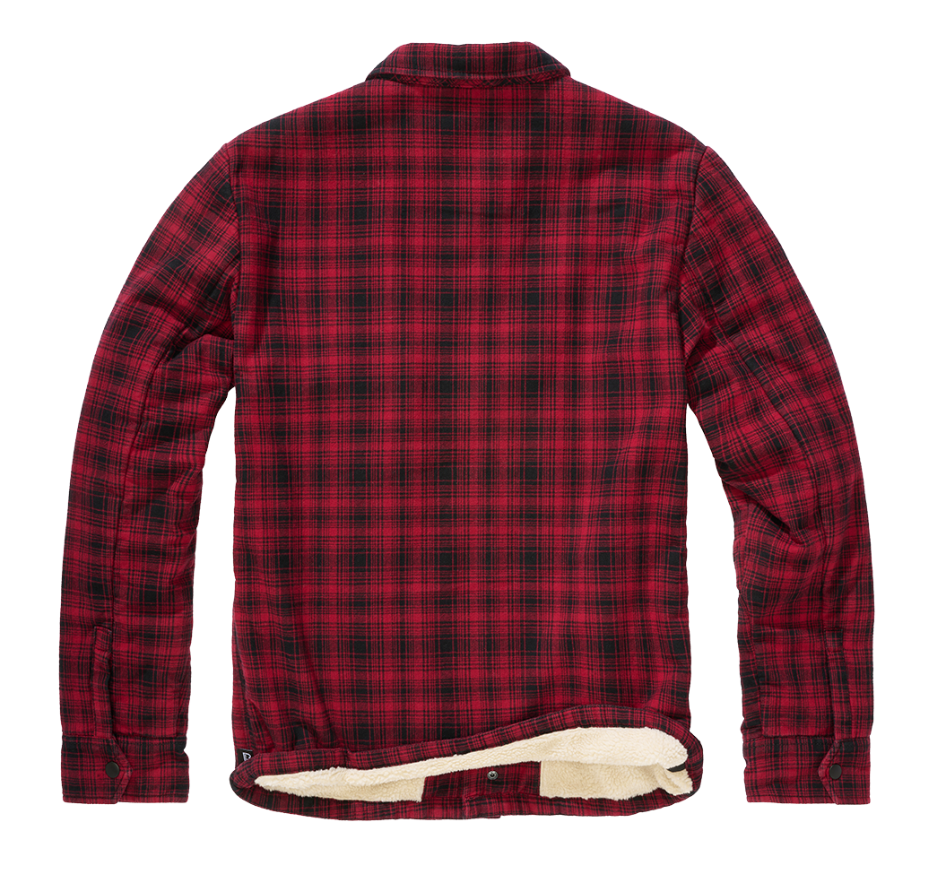 Camasa Classic Sherpa Red/Black Checkered Brandit - Caldura Urbana