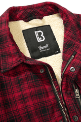 Camasa Classic Sherpa Red/Black Checkered Brandit - Caldura Urbana