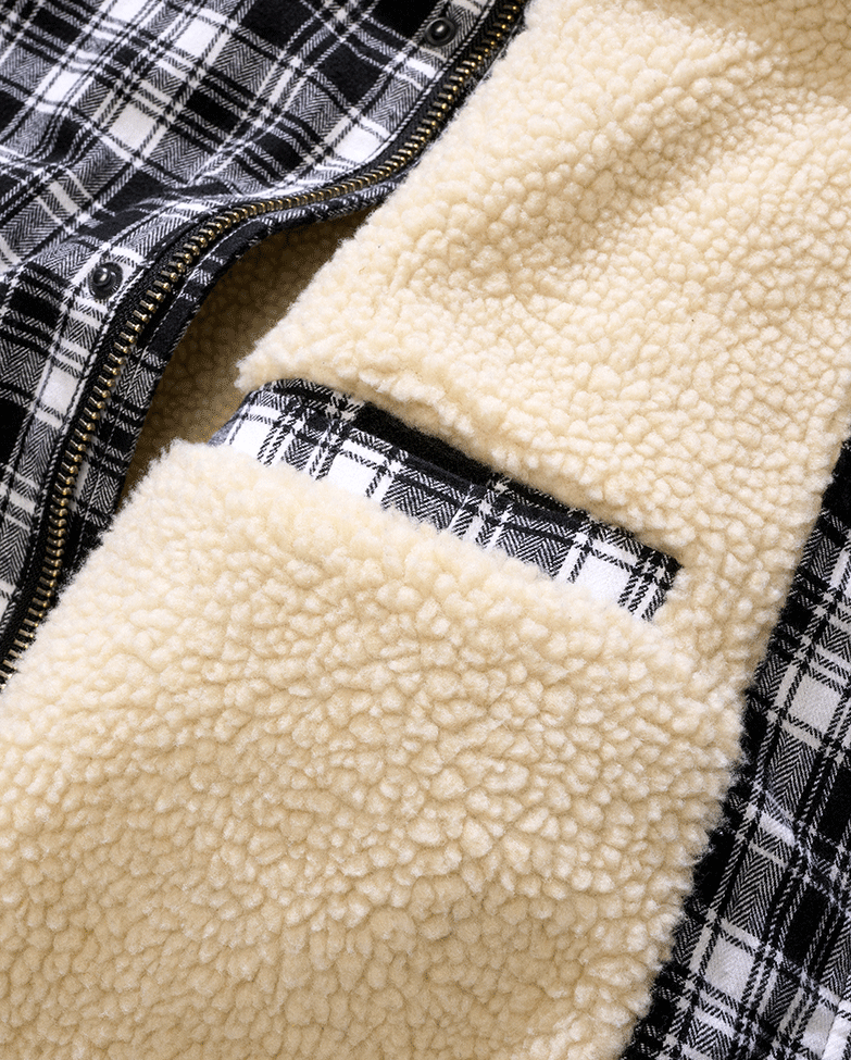 Camasa Classic Sherpa White/Black Brandit - Caldura si Stil Autentic