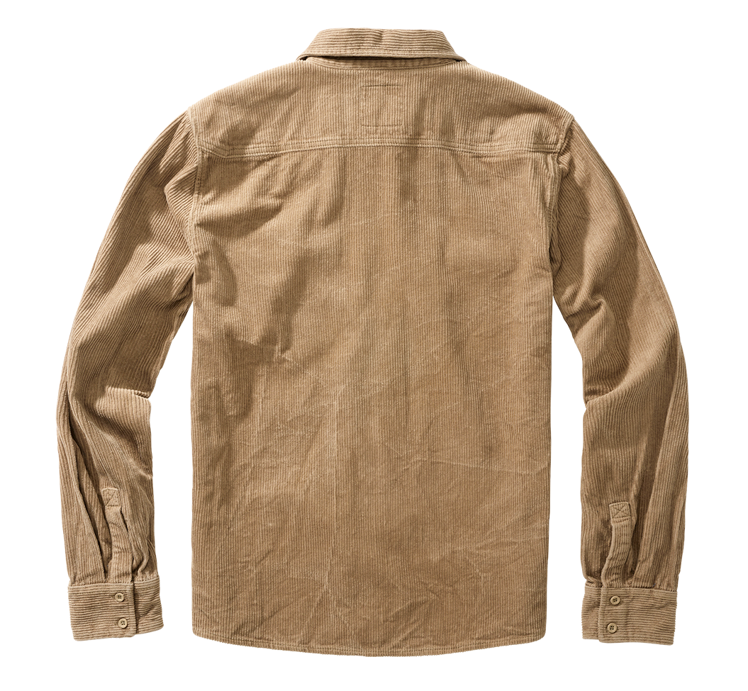 Camasa Corduroy Classic Long Sleeve Camel Brandit - Caldura si Stil Autentic
