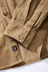 Camasa Corduroy Classic Long Sleeve Camel Brandit - Caldura si Stil Autentic