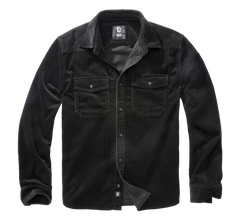 Camasa Corduroy Classic Long Sleeve Negru Brandit - Caldura si Mobilitate