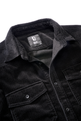 Camasa Corduroy Classic Long Sleeve Negru Brandit - Caldura si Mobilitate