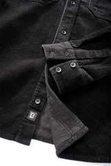 Camasa Corduroy Classic Long Sleeve Negru Brandit - Caldura si Mobilitate