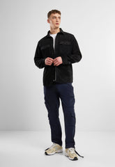 Camasa Corduroy Classic Long Sleeve Negru Brandit - Caldura si Mobilitate