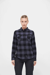 Camasa Dama Flanela Amy Long Sleeve Black/Grey Gingham Dama Brandit - Caldura si Stil Autentic