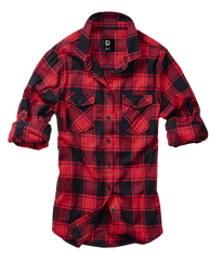Camasa Dama Flanela Amy Long Sleeve Red/Black Checkered Dama Brandit - Caldura si Stil Autentic
