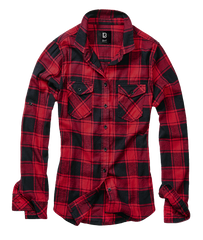 Camasa Dama Flanela Amy Long Sleeve Red/Black Checkered Dama Brandit - Caldura si Stil Autentic