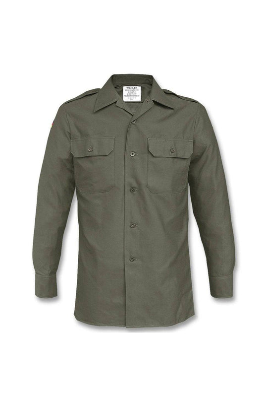 Cămașă de Campanie Germană – Culoare OD (Olive Drab)