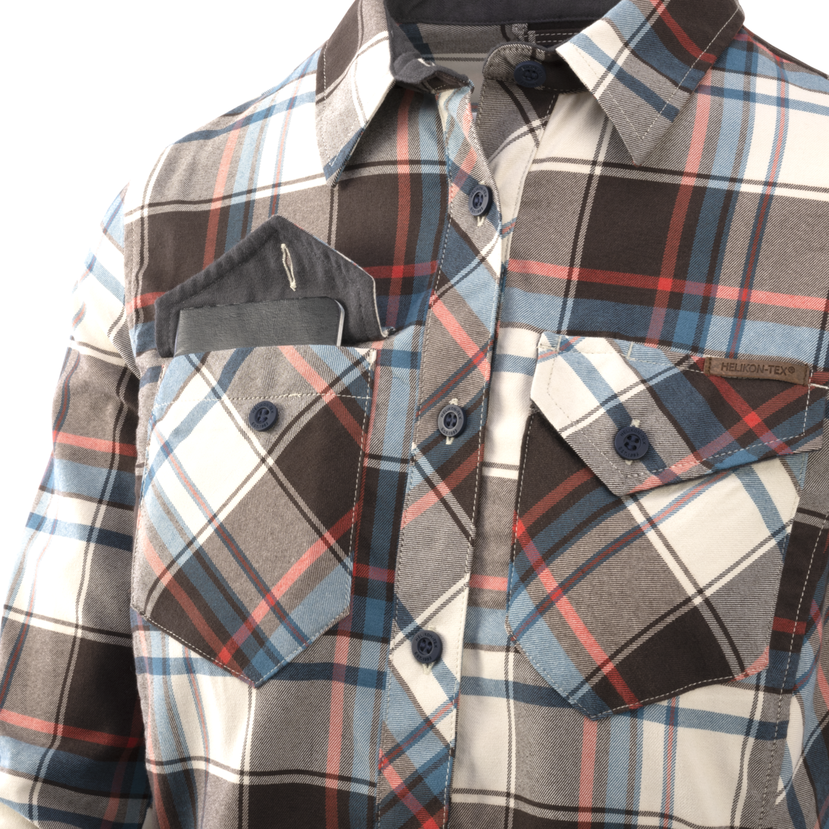 Cămașă Femei Helikon-Tex Marigold True Grey Checkered