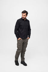 Camasa Flanela Long Sleeve Negru Brandit - Caldura Durabila
