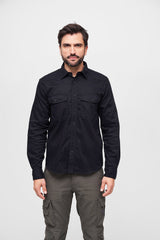 Camasa Flanela Long Sleeve Negru Brandit - Caldura Durabila