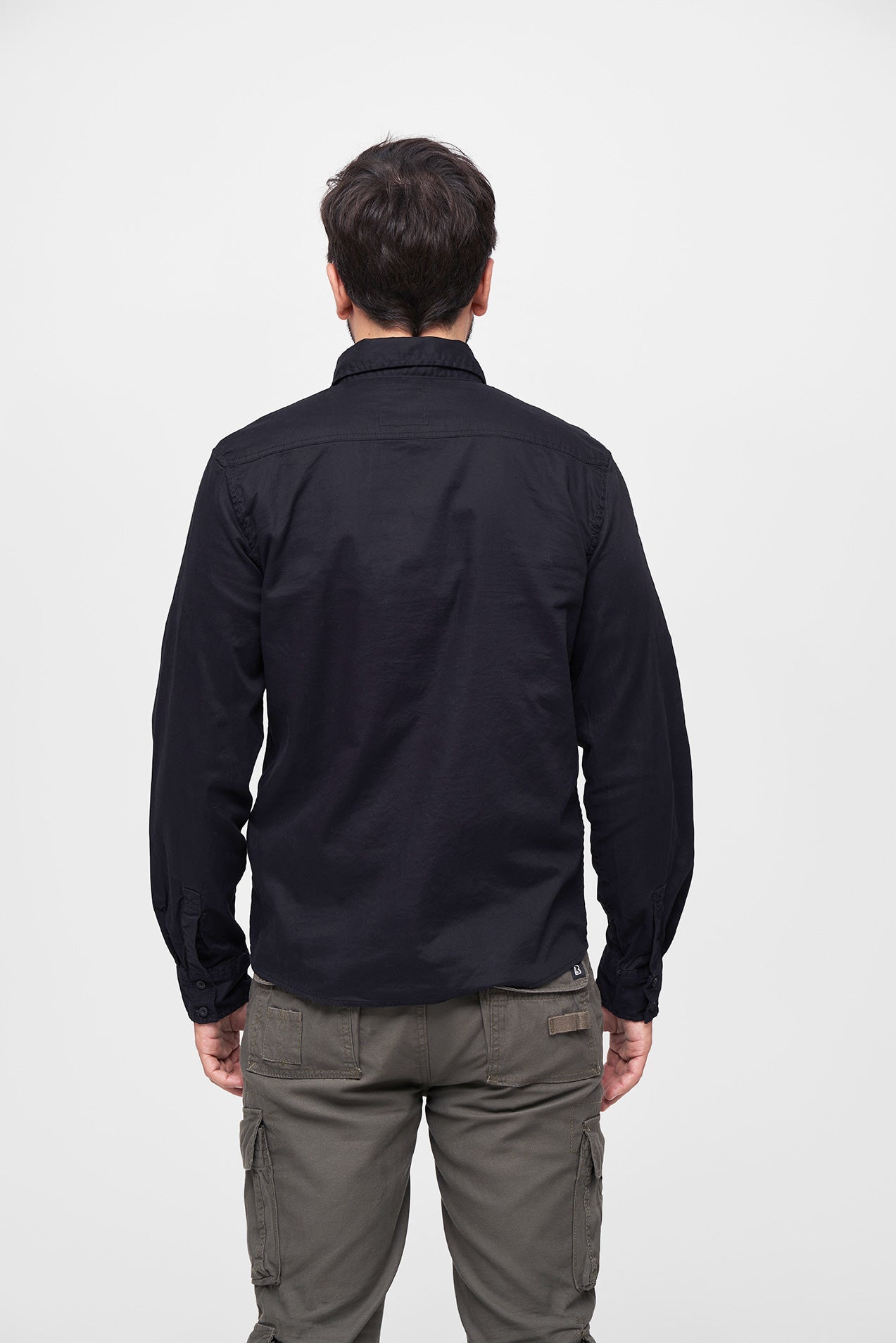 Camasa Flanela Long Sleeve Negru Brandit - Caldura Durabila