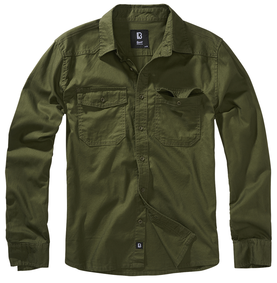 Camasa Flanela Long Sleeve Olive Brandit - Caldura si Confort Durabil