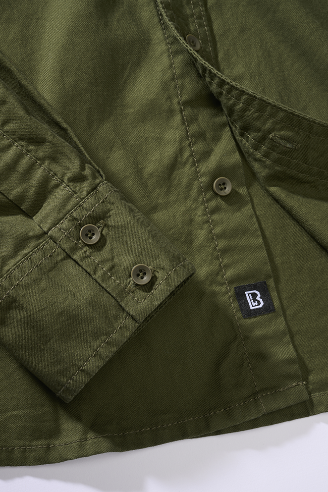 Camasa Flanela Long Sleeve Olive Brandit - Caldura si Confort Durabil