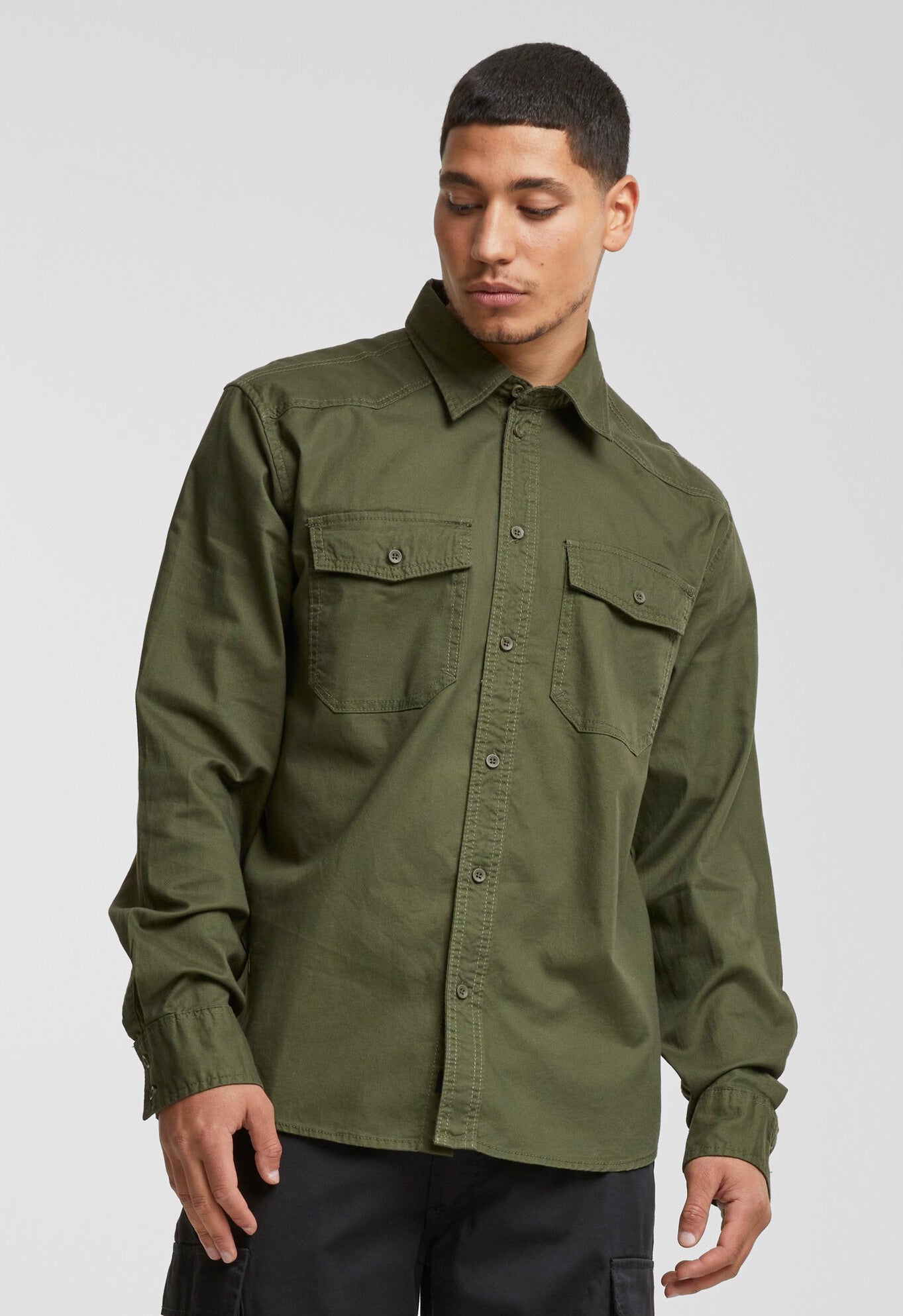 Camasa Flanela Long Sleeve Olive Brandit - Caldura si Confort Durabil