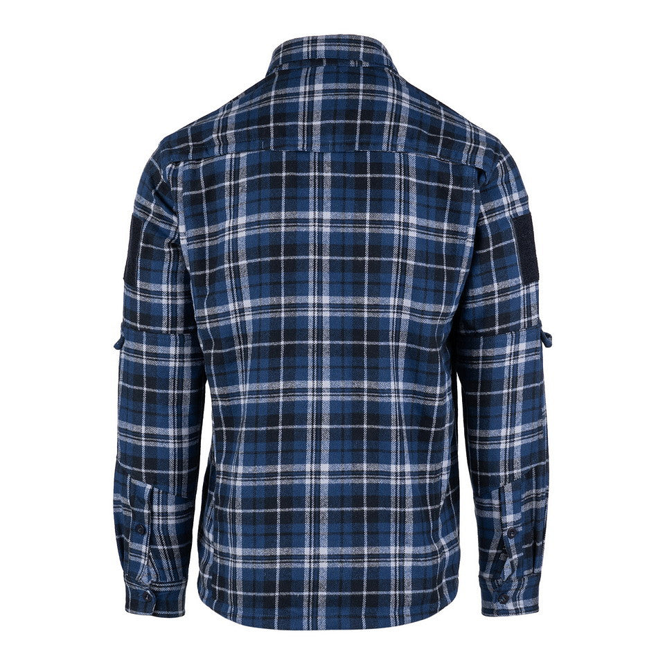 Camasă Flannel Contractor Albastru/Gri TF-2215 - Confort Tactic Superior