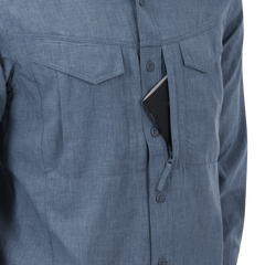 Cămașă Helikon-Tex Defender Mk2 Gentleman UPF30 Melange Black-Grey
