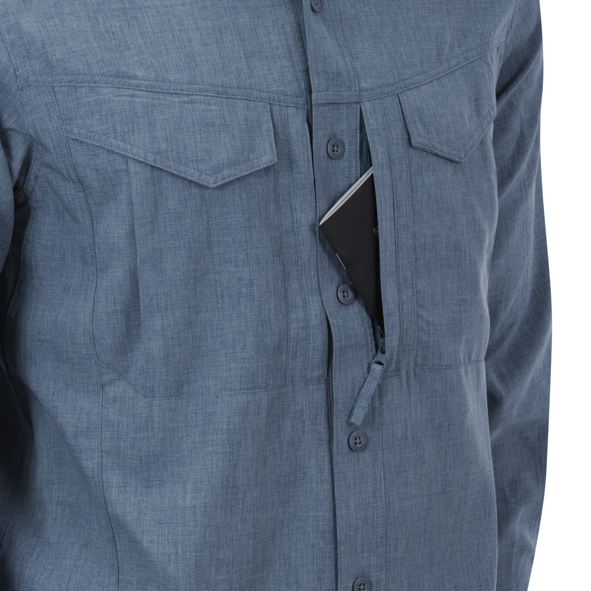 Cămașă Helikon-Tex Defender Mk2 Gentleman UPF30 Melange Blue