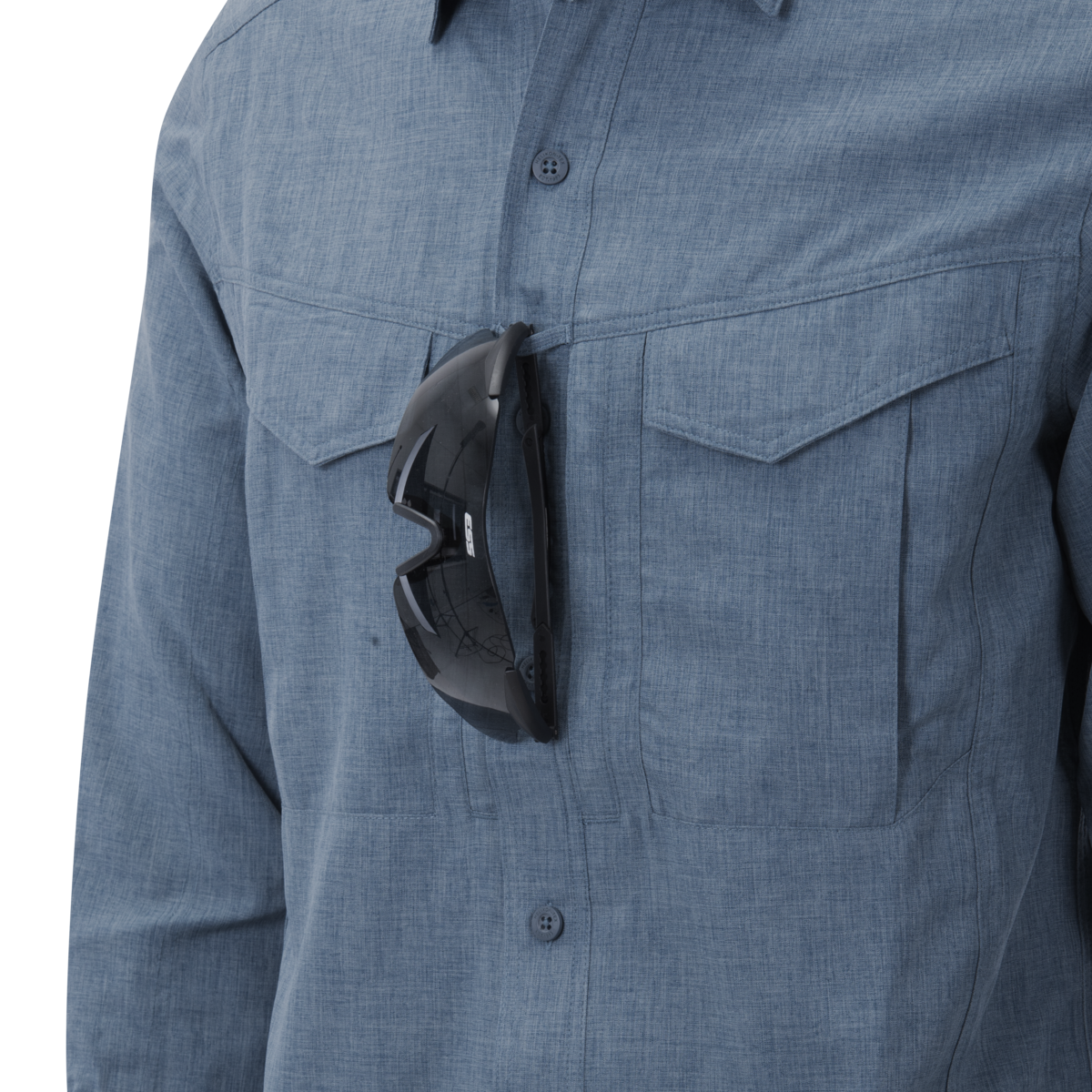Cămașă Helikon-Tex Defender Mk2 Gentleman UPF30 Melange Light Blue