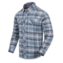 Cămașă Helikon-Tex Defender Mk2 Pilgrim Blue Plaid cu protecție UV UPF50