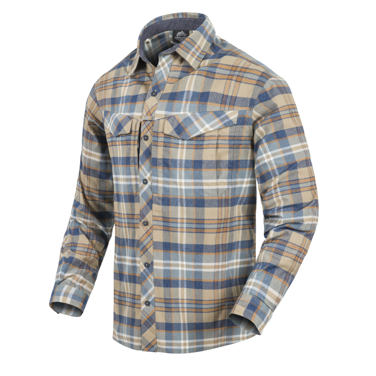 Cămașă Helikon-Tex Defender Mk2 Pilgrim Ginger Plaid cu Protecție UV