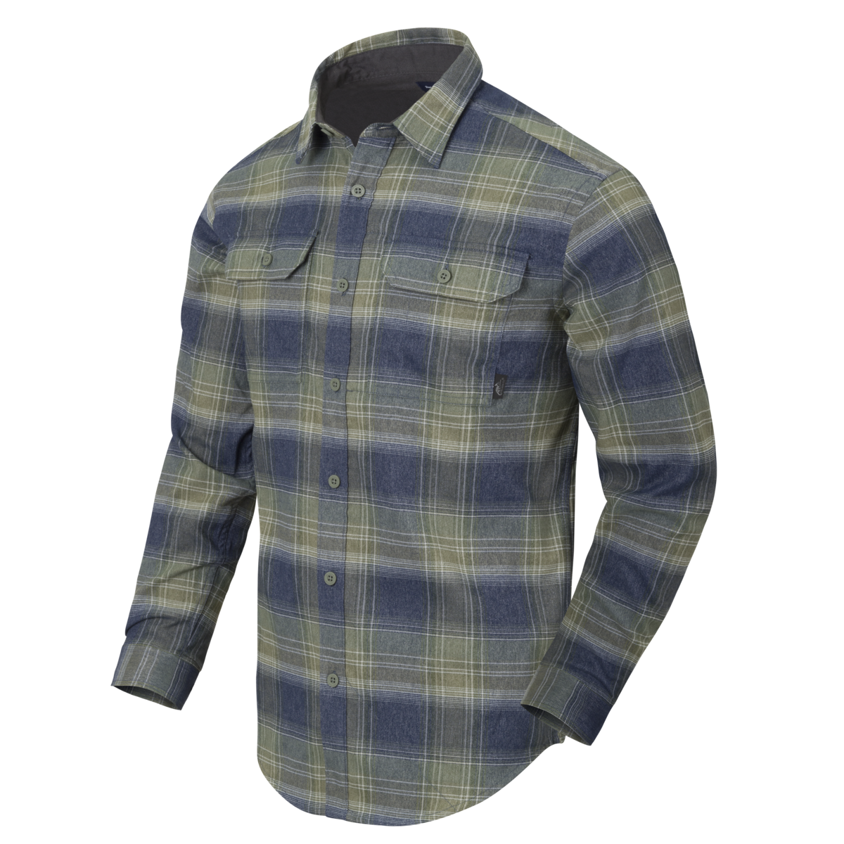 Cămașă Helikon-Tex Greyman Blast Blue Plaid Cu Buzunar Ascuns