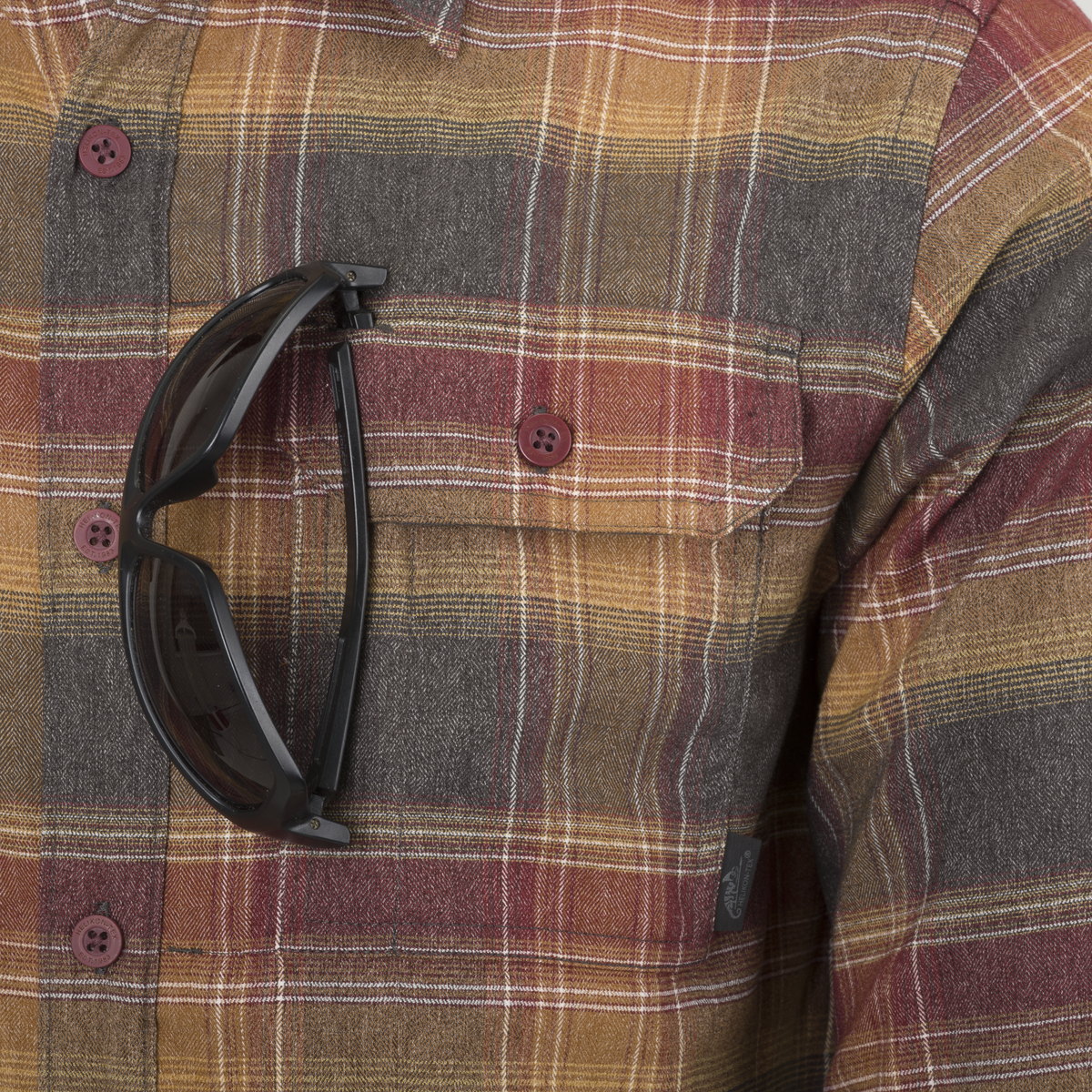 Cămașă Helikon-Tex Greyman Blast Blue Plaid Cu Buzunar Ascuns