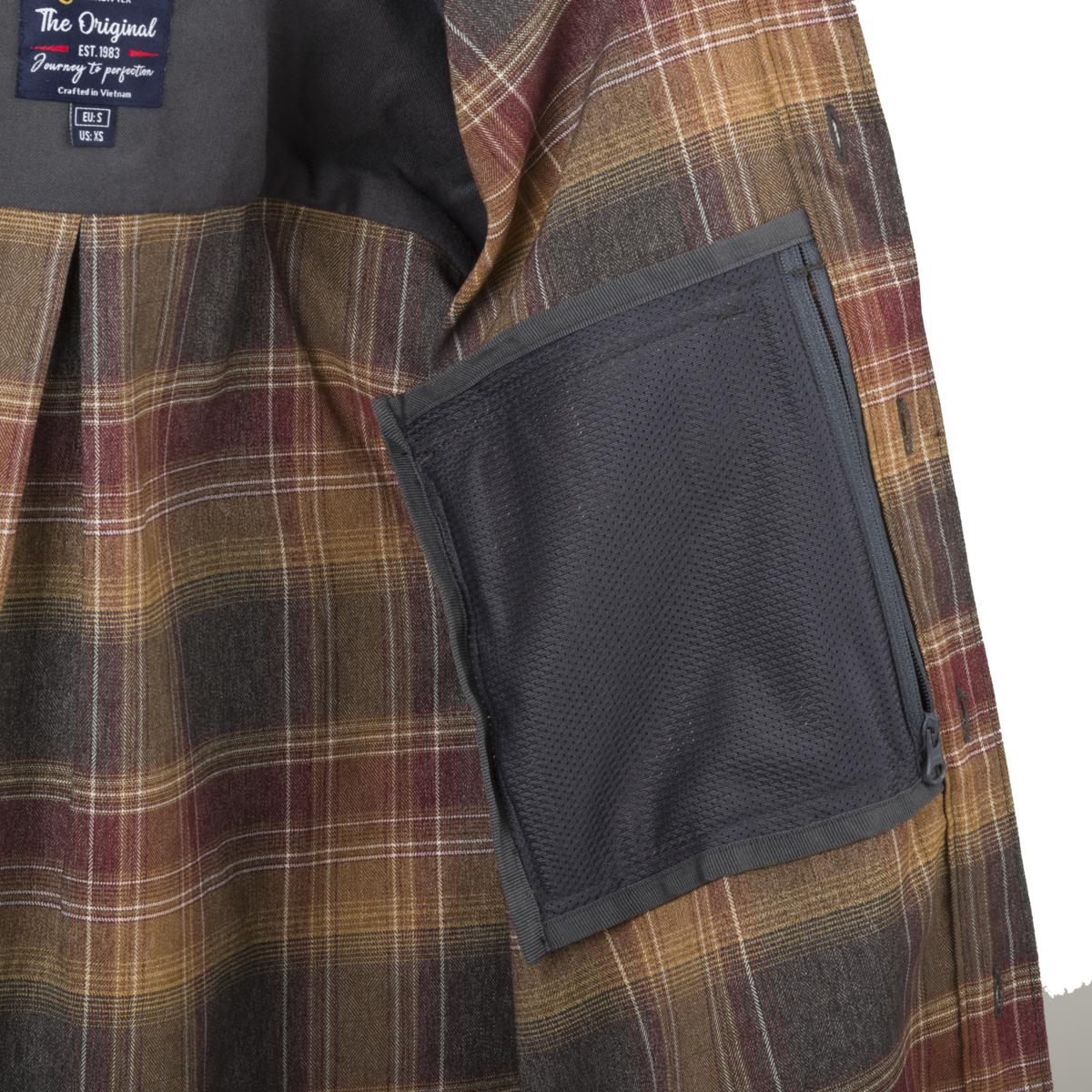 Cămașă Helikon-Tex Greyman Blast Blue Plaid Cu Buzunar Ascuns