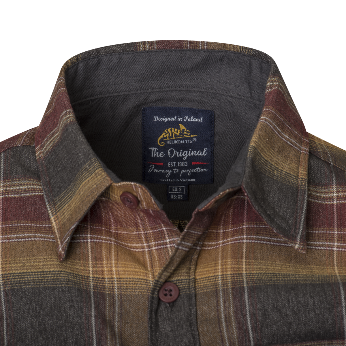 Cămașă Helikon-Tex Greyman Blast Blue Plaid Cu Buzunar Ascuns